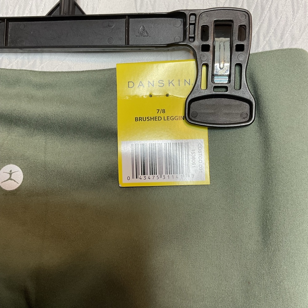 Danskin green 7/8 leggings high rise small nwt - Picture 3 of 7
